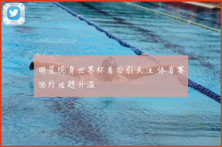明星现身世界杯看台引关注 体育赛场外话题升温