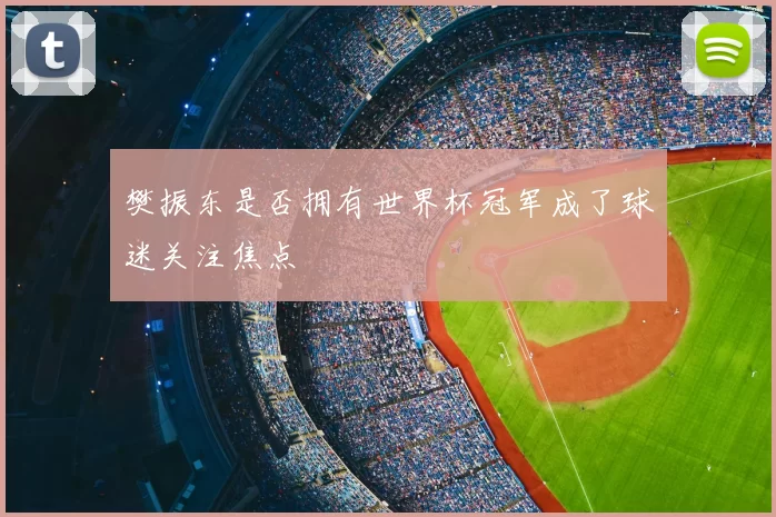 樊振东是否拥有世界杯冠军成了球迷关注焦点