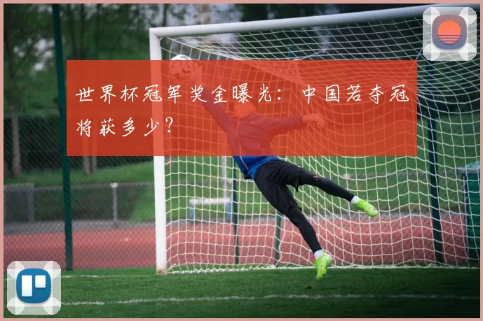 世界杯冠军奖金曝光：中国若夺冠将获多少？